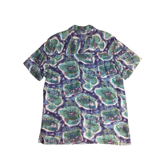 St. John's Bay Women's Size L Summer Tropical Hawaiin Button Shirt - Picture 2 of 8